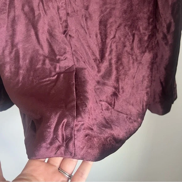 CAbi Velvet Williams Blazer Jacket Single Breasted Women's Size Small - Picture 6 of 8